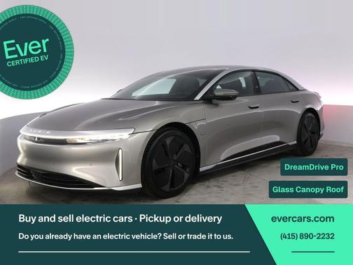Quantum Gray Metallic 2023 Lucid Air Touring