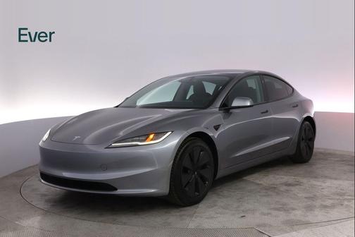 Stealth Grey 2025 Tesla Model 3 Long Range