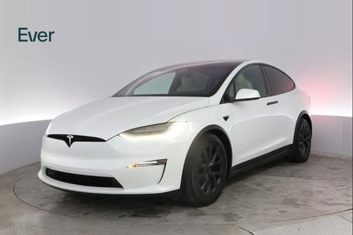 Pearl White Multi-Coat 2023 Tesla Model X Standard Range