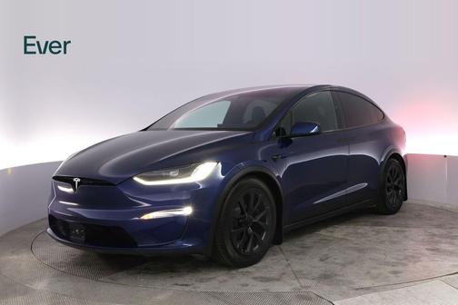 Deep Blue Metallic 2024 Tesla Model X Long Range