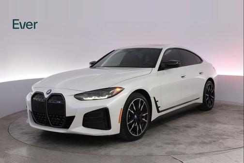 Mineral White Metallic 2024 BMW i4 Gran Coupe M50