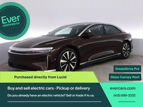 Zenith Red Metallic 2023 Lucid Air Touring