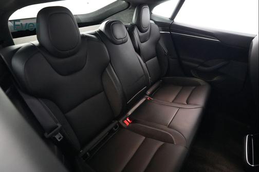 Lunar Silver 2025 Tesla Model S Plaid