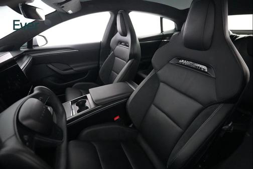 Lunar Silver 2025 Tesla Model S Plaid