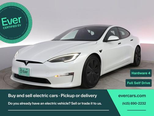 Pearl White Multi-Coat 2024 Tesla Model S Long Range