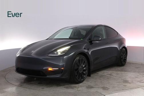 Stealth Grey 2025 Tesla Model Y Performance Dual Motor All-Wheel Drive