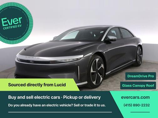 Quantum Gray Metallic 2023 Lucid Air Grand Touring