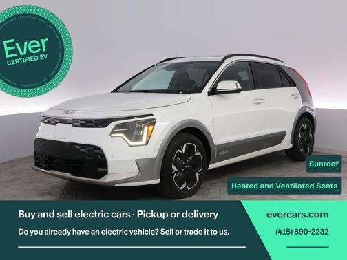 Snow White Pearl 2023 Kia Niro EV Wave