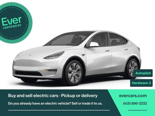 Pearl White Multi-Coat 2023 Tesla Model Y Long Range Dual Motor All-Wheel Drive