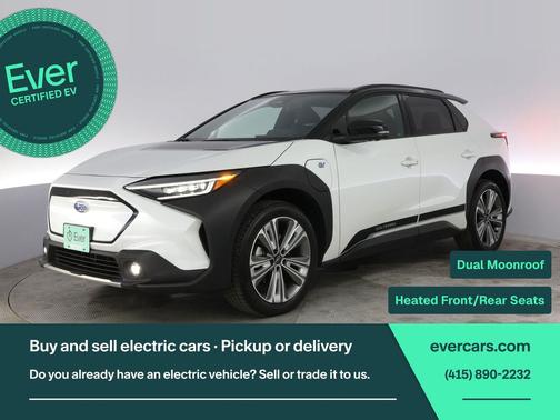 Cosmic White Pearl 2-Tone 2024 Subaru Solterra Touring