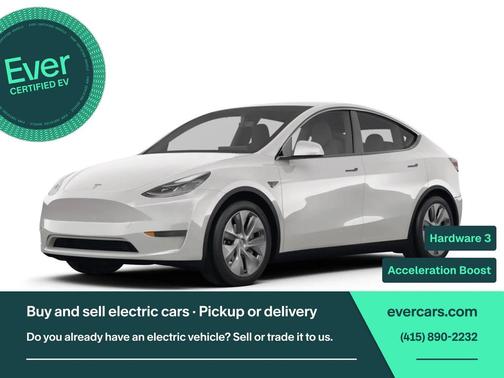 White 2021 Tesla Model Y Long Range