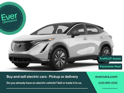 Everest White/Blk Diamond 2025 Nissan ARIYA ENGAGE