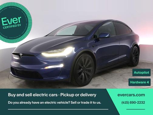 Deep Blue Metallic 2023 Tesla Model X Standard Range