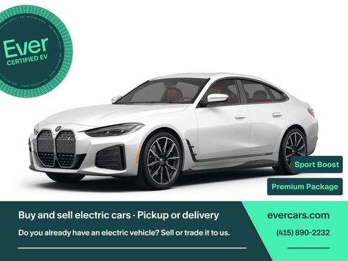 Alpine White 2024 BMW i4 Gran Coupe M50
