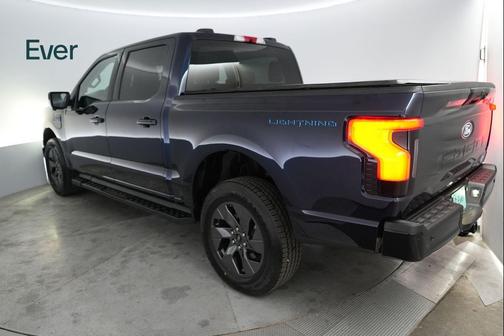 Blue Metallic 2025 Ford F-150 Lightning Flash