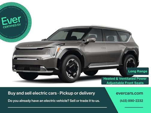 Pebble Gray 2024 Kia EV9 Light Long Range