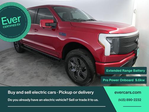 Rapid Red Metallic Tinted Clearcoat 2024 Ford F-150 Lightning Flash