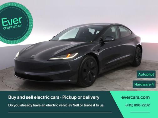 Stealth Grey 2025 Tesla Model 3 Long Range