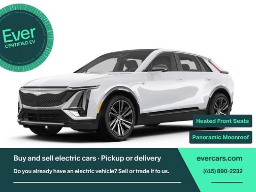 Crystal White Tricoat 2024 Cadillac LYRIQ Tech