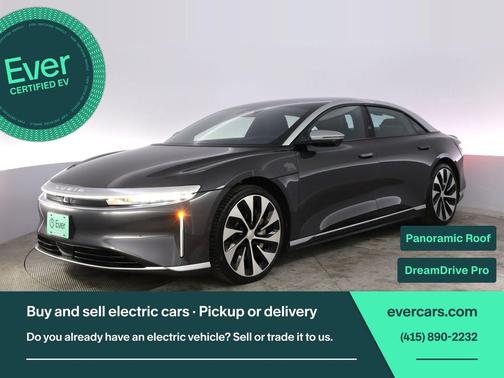 Quantum Gray 2022 Lucid Air Grand Touring