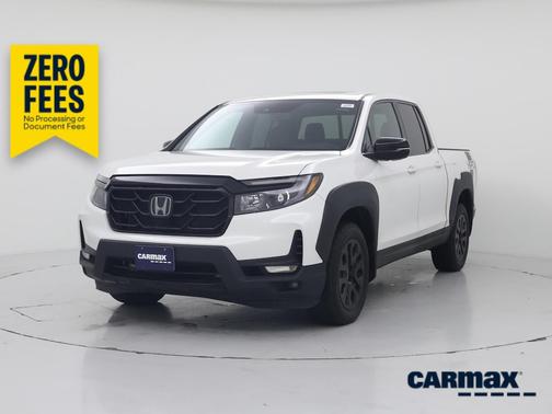White 2023 Honda Ridgeline Black Edition