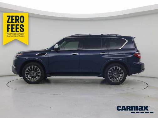 Blue 2023 Nissan Armada Platinum