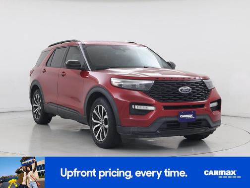 Red 2022 Ford Explorer ST-Line