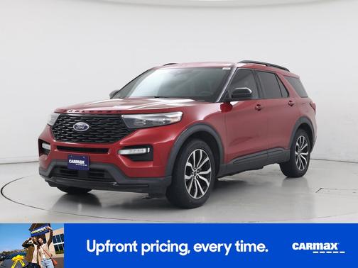Red 2022 Ford Explorer ST-Line