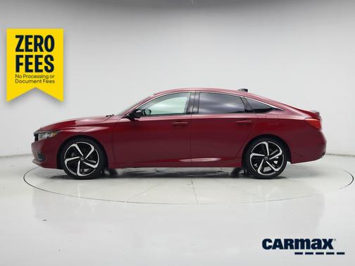 Red 2021 Honda Accord Sport