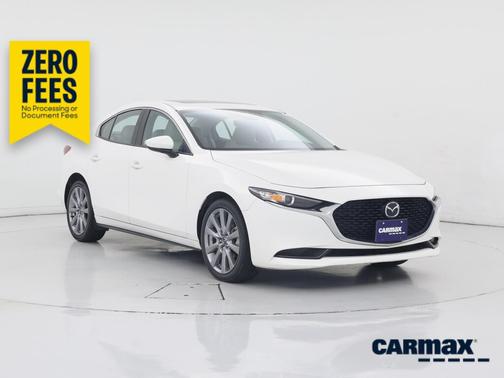 White 2025 Mazda Mazda3 2.5 S Preferred Package