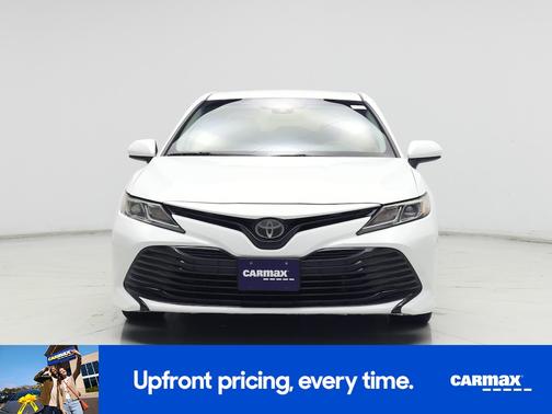 White 2019 Toyota Camry LE