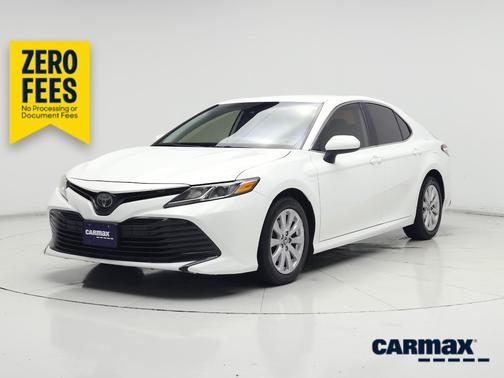 White 2019 Toyota Camry LE