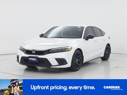 White 2022 Honda Civic Sport