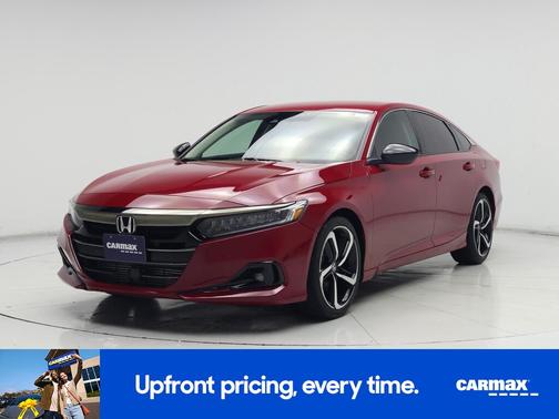 Red 2021 Honda Accord Sport
