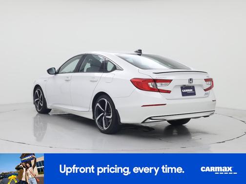 White 2022 Honda Accord Hybrid Sport