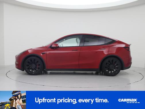 Red 2023 Tesla Model Y Performance