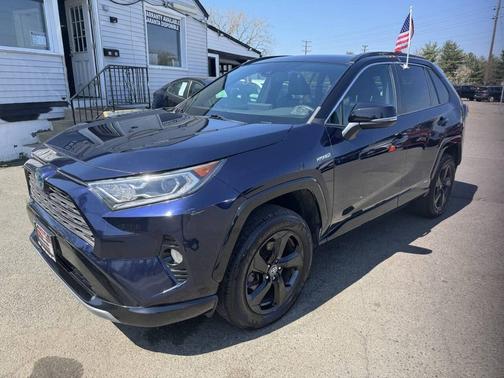 Blueprint w/Black Roof 2019 Toyota RAV4 Hybrid SE