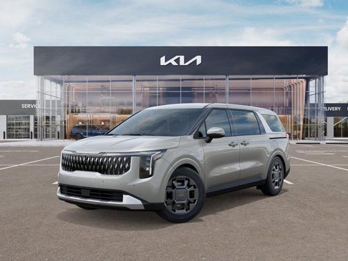 Ivory Silver 2026 Kia Carnival Hybrid EX