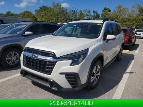 Crystal White Pearl 2023 Subaru Ascent Premium 8-Passenger