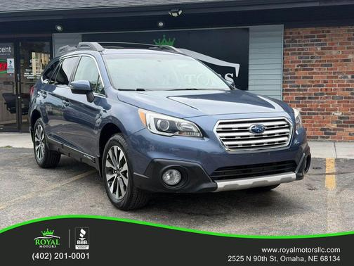 Blue 2017 Subaru Outback 3.6R Limited
