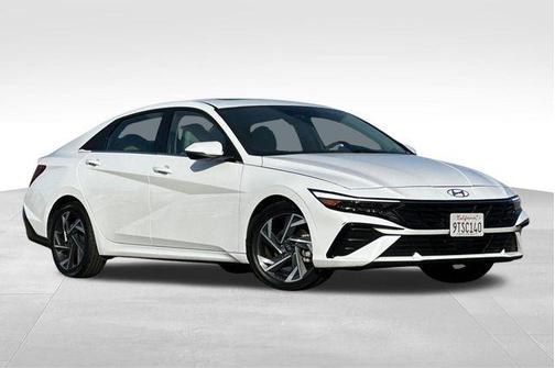 Serenity White 2025 Hyundai ELANTRA Limited