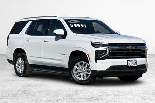 Summit White 2025 Chevrolet Tahoe LT