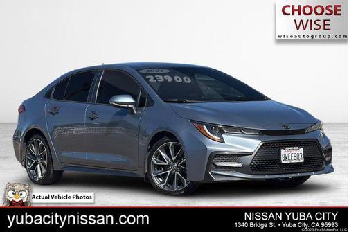 Black Sand Pearl 2021 Toyota Corolla XSE