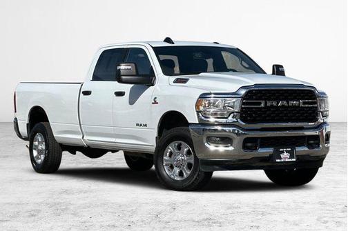 Bright White Clearcoat 2024 RAM 3500 Big Horn Crew Cab 4x4 8' Box