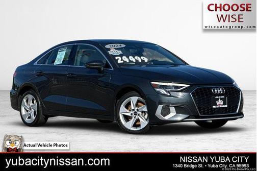 Manhattan Gray Metallic 2024 Audi A3 Premium