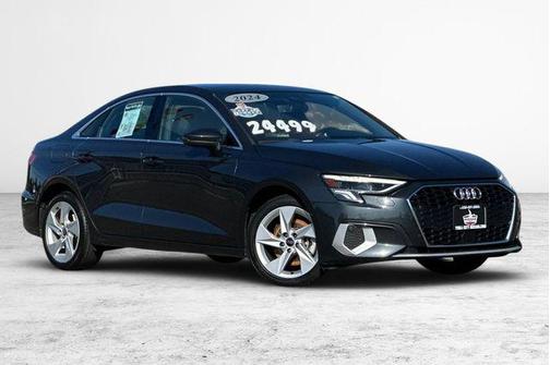 Manhattan Gray Metallic 2024 Audi A3 Premium