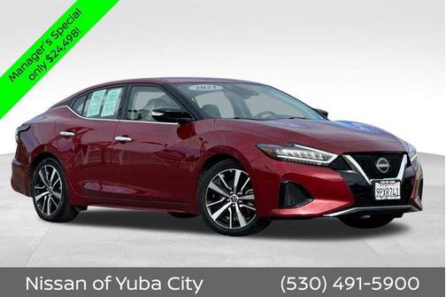 Red 2023 Nissan Maxima SV Xtronic CVT