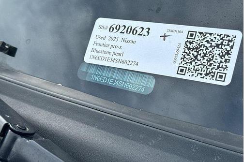 2025 Nissan Frontier PRO-X