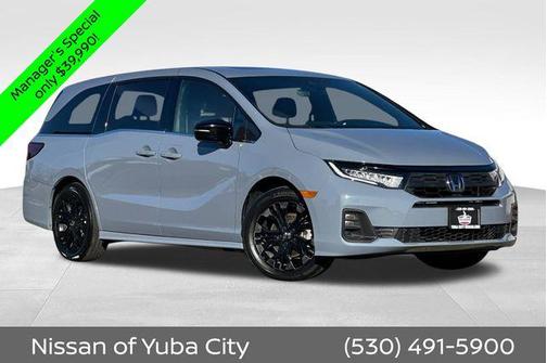 Modern Steel Metallic 2025 Honda Odyssey Sport-L