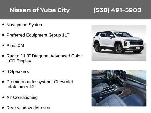 Summit White 2025 Chevrolet Equinox 1LT